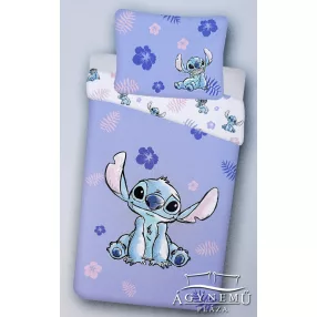   Lilo & Stitch mintázatú ágyneműhuzat garnitúra 2 részes 140x200 cm ágynemű garnitúra