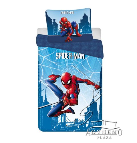 Spider-Man, Pókember mintázatú ágyneműhuzat garnitúra, 140x200 cm ágynemű garnitúra