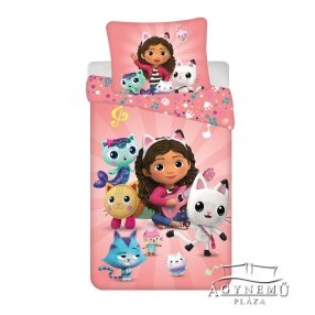   Gabi babaháza mintázatú ágyneműhuzat garnitúra 2 részes 140x200 cm ágynemű garnitúra