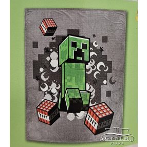 Minecraft, 130x160 cm mikroplüss polár pléd