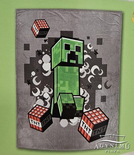 Minecraft, 130x160 cm mikroplüss polár pléd