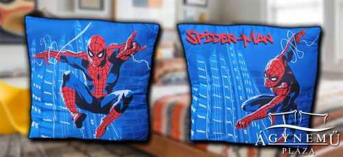 Spider-man, Pókember, díszpárna 40x40 cm kétoldalas párna
