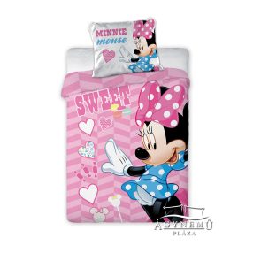   Minnie egér ágyneműhuzat garnitúra, gyerek ovis ágynemű garnitúra