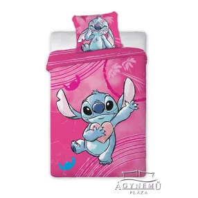   Lilo & Stitch mintázatú ágyneműhuzat garnitúra 2 részes 140x200 cm ágynemű garnitúra