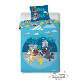   Kutyapajtik, Bingo és Rolly mintázatú ágyneműhuzat garnitúra 2 részes 140x200 cm ágynemű garnitúra