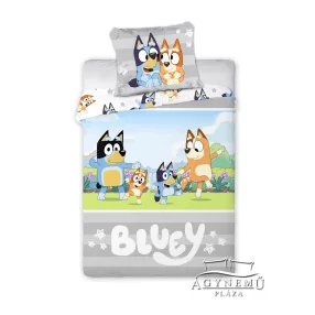   Bluey és Bingo 100% pamut ágyneműhuzat garnitúra – 140x200 cm