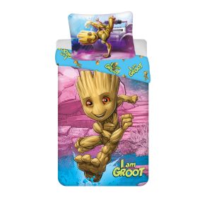   Én vagyok Groot, a Galaxis őrzői Ágyneműhuzat garnitúra, 140x200 cm, 70x90 cm
