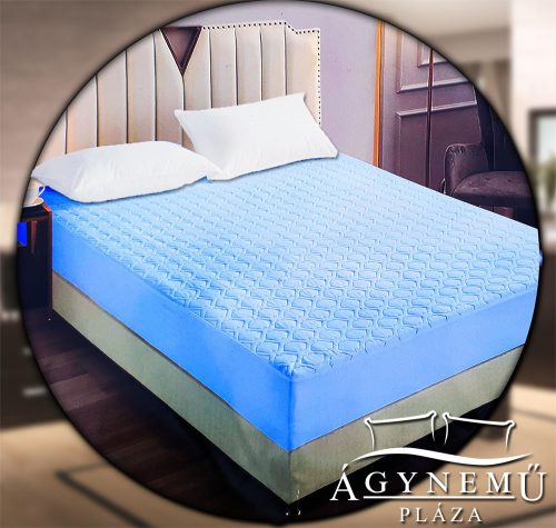 Gumis matracvédő lepedő 100x200 cm, Kék