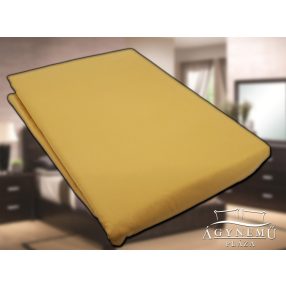   Pamutvászon, pamut lepedő, vászon lepedő 220x240 cm, Sárga