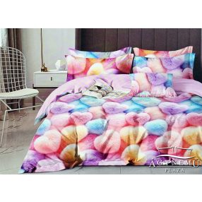   Gyerek ágynemű, ovis ágynemű garnitúra, 100x140 cm ovis ágyneműhuzat, pink Szíves