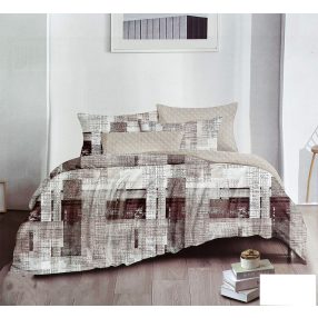   3 részes ágyneműhuzat garnitúra, ágyneműhuzat szett, szürke Absztrakt ágynemű