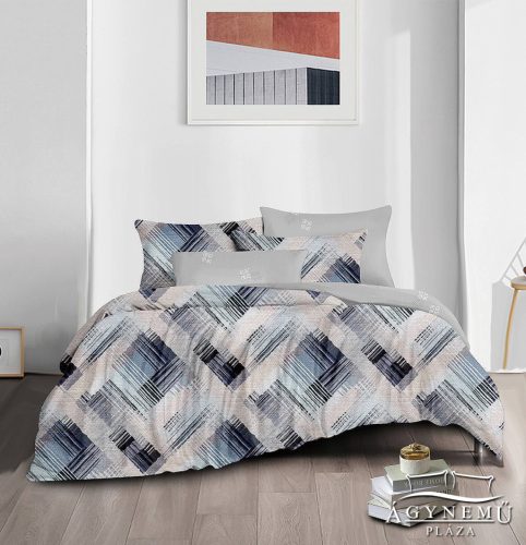 3 részes ágyneműhuzat garnitúra, ágyneműhuzat szett, Szürke absztrakt ágynemű