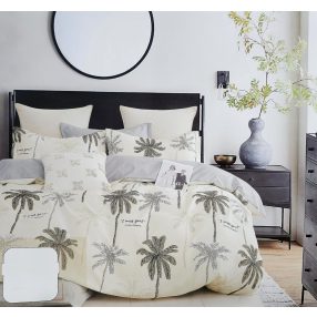  3 részes ágyneműhuzat garnitúra, ágyneműhuzat szett, krém Pálma ágynemű