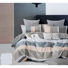   3 részes ágyneműhuzat garnitúra, ágyneműhuzat szett, pasztell Csíkos ágynemű