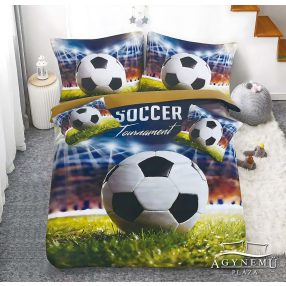   3 részes Focis ágyneműhuzat garnitúra, zöld Focilabda ágynemű