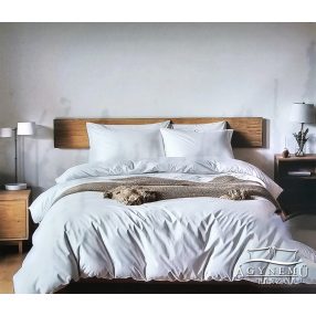   3 részes ágyneműhuzat garnitúra, ágyneműhuzat szett, pamut ágynemű, Fehér anyagában csíkos