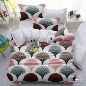   3 részes ágyneműhuzat garnitúra, ágyneműhuzat szett, pamut ágynemű, Pasztell absztrakt ágynemű