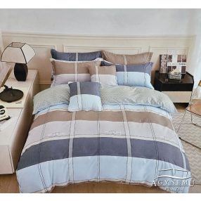   3 részes ágyneműhuzat garnitúra, ágyneműhuzat szett, pamut ágynemű, Pasztell kockás ágynemű
