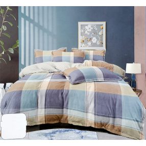   Ágyneműhuzat garnitúra, 7 részes ágynemű garnitúra szett, pasztell Csíkos ágynemű