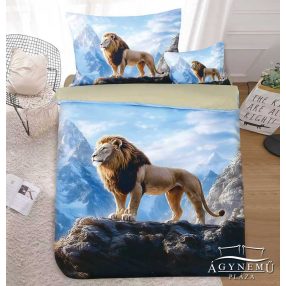   Vadállatos ágyneműhuzat garnitúra, 7 részes ágynemű garnitúra szett, hegyi Oroszlán ágynemű