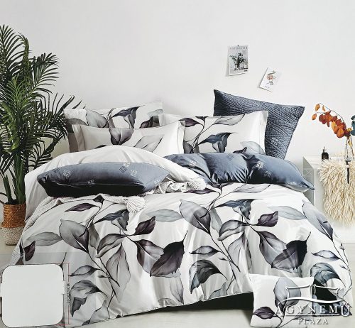 Ágyneműhuzat garnitúra, 7 részes ágynemű garnitúra szett, Kék virágos ágynemű