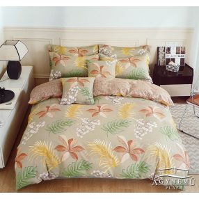   Ágyneműhuzat garnitúra, 7 részes ágynemű garnitúra szett, Pasztell virágos ágynemű