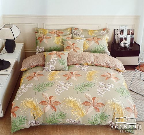 Ágyneműhuzat garnitúra, 7 részes ágynemű garnitúra szett, Pasztell virágos ágynemű