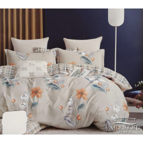   Ágyneműhuzat garnitúra, 7 részes ágynemű garnitúra szett, Pasztell virágos ágynemű