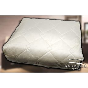   Ágytakaró plüss pléd, mikroszálas pléd, 240x220 cm Krém nyomott mintás