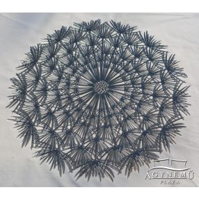 Asztalközép, 38 cm, Szürke asztali alátét