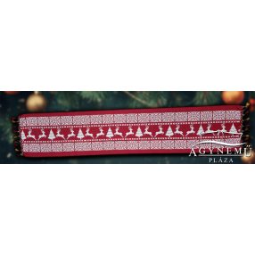 Karácsonyi Rénszarvas mintás asztalterítő 33x180 cm