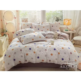   Gyerek ágynemű, ovis ágynemű garnitúra, 100x140 cm ovis ágyneműhuzat, Csillagos