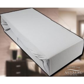   Jersey gumis lepedő 230x200 cm, Világos szürke gumis lepedő