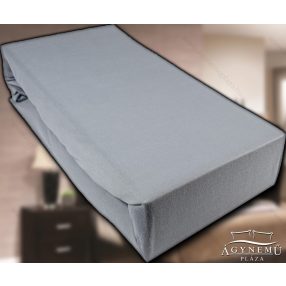   Jersey gumis lepedő 230x200 cm, Sötét szürke2 gumis lepedő
