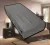 Jersey gumis lepedő 140x200 cm, Sötét szürke gumis lepedő