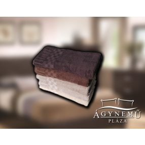   5 részes Frottír törölköző, 50x100 cm törölköző, nyomott mintás törölköző