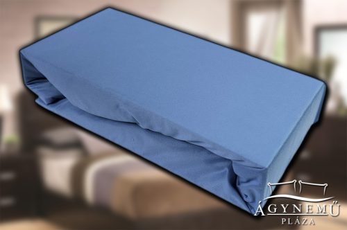 Jersey gumis lepedő 100x200 cm, Türkiz kék gumis lepedő