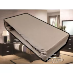 Jersey gumis lepedő 200x200 cm, Barna2 gumis lepedő