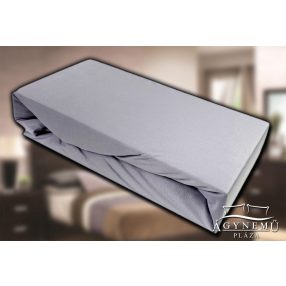   Jersey gumis lepedő 230x200 cm, Sötét szürke gumis lepedő