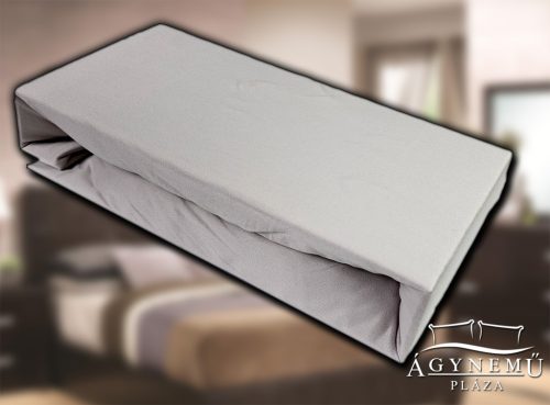 Jersey gumis lepedő 230x200 cm, Világos szürke gumis lepedő