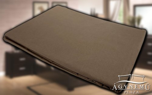 Pamutvászon, pamut lepedő, vászon lepedő 100x200 cm, Barna