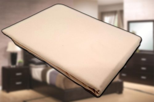 Pamutvászon, pamut lepedő, vászon lepedő 100x200 cm, Barack