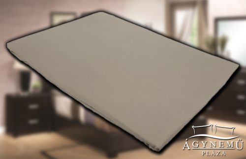 Pamutvászon, pamut lepedő, vászon lepedő 140x220 cm, mogyoró Barna