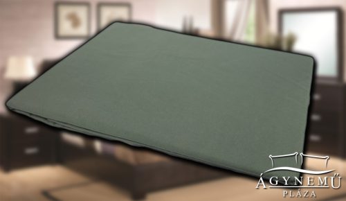 Pamutvászon, pamut lepedő, vászon lepedő 140x220 cm, Sötét zöld