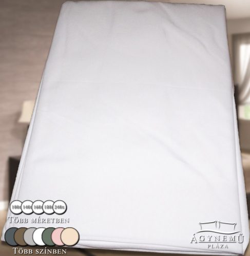 Pamutvászon, pamut lepedő, vászon lepedő 160x220 cm, Fehér