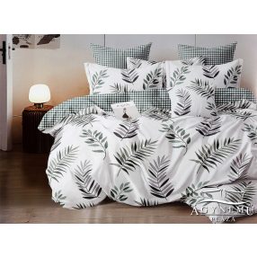   3 részes ágyneműhuzat, ágynemű garnitúra, pamut ágynemű szett, szürke Virágos ágynemű