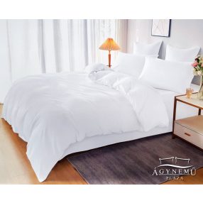   3 részes ágyneműhuzat szett, ágynemű garnitúra, pamut ágynemű szett, fehér ágynemű