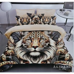   3 részes ágyneműhuzat, ágynemű garnitúra, figyelő Oroszlán ágynemű