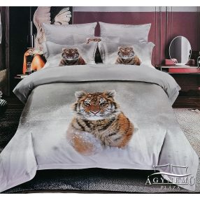   3 részes ágyneműhuzat, ágynemű garnitúra, vad Tigris ágynemű