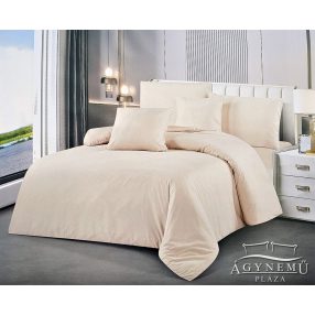   Ágyneműhuzat szett, 7 részes pamut ágynemű garnitúra, Cappuccino